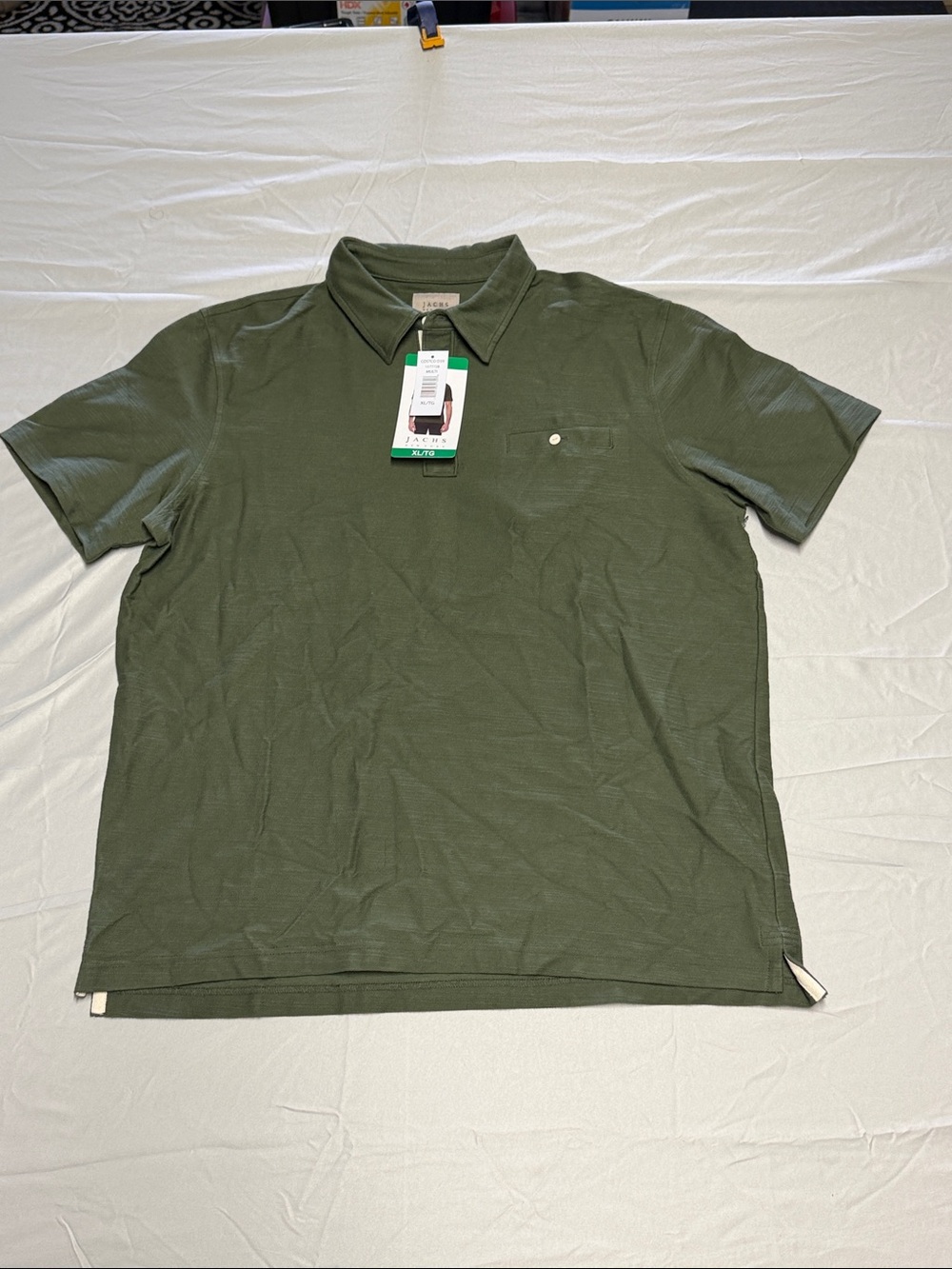 Jachs New York Olive Green Polo Shirt - Size XL